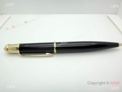 Diabolo de Cartier Replica Ballpoint Pen Black Resin